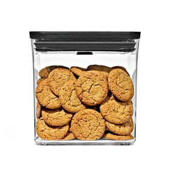 POP Container - Big Square Short (2.8 Qt/2.6 L) - Matte Black