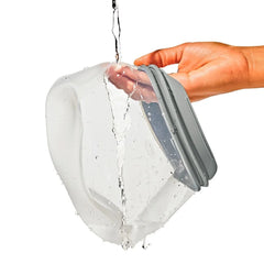 Silicone Reusable Bag Stand-Up Quart (32 oz) - Fog