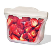 Silicone Reusable Bag - Stand-Up Snack (12 oz) – Oat