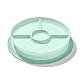 Stick & Stay Suction Divided Plate