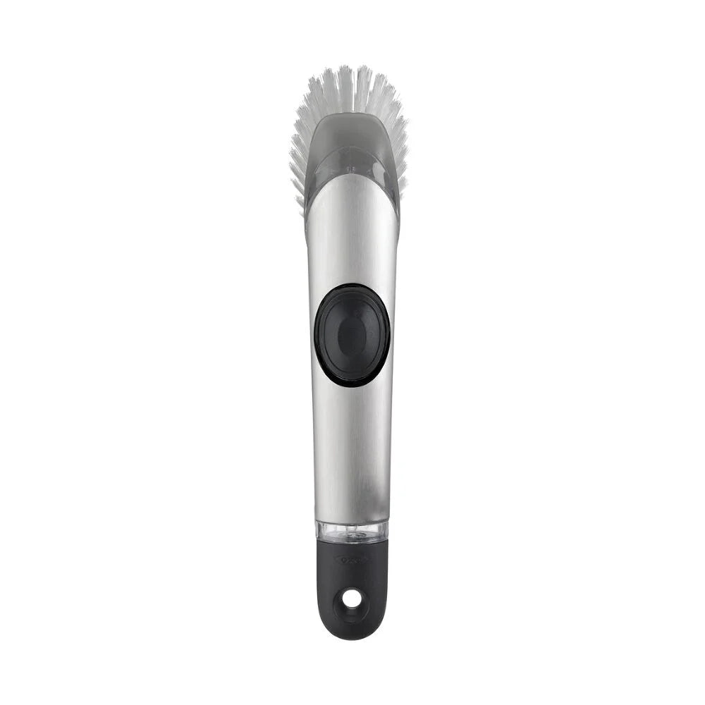 Steel Soap Dispensing Dish Brush