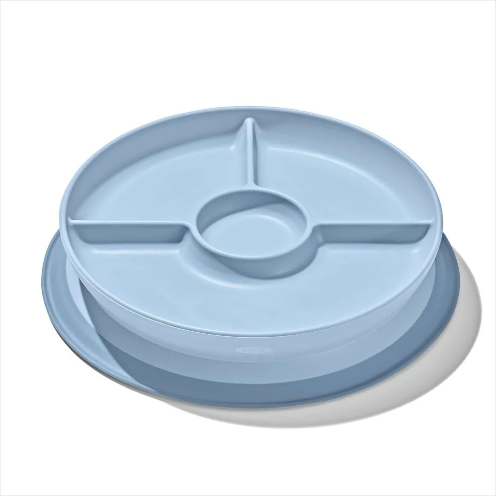 Stick & Stay Suction Divided Plate