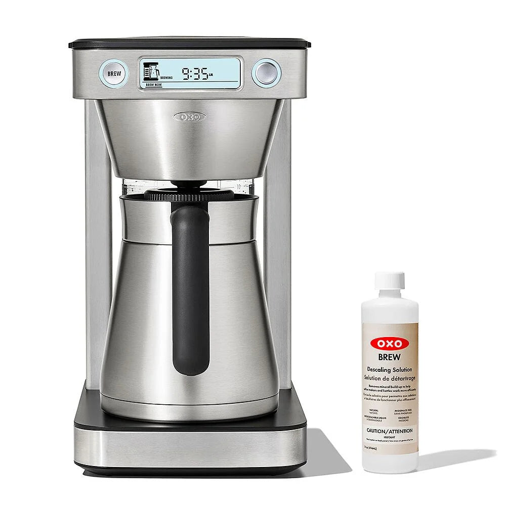 12-Cup Coffee Maker with Podless Single-Serve Function & Descaling Solution Bundle