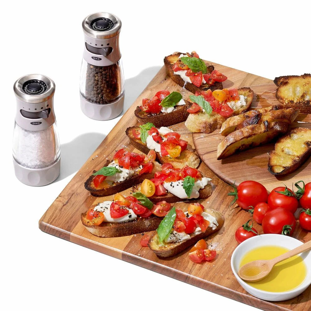Contoured Mess-Free Salt Grinder