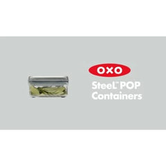 Steel POP Container - Rectangle Short (1.7 Qt)
