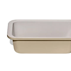 Non-Stick Pro Ceramic Coated Metal Bakeware 1 lb Loaf Pan - Biscuit