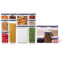10-Piece POP Container Set & 8-Piece POP Container Baking Set Bundle