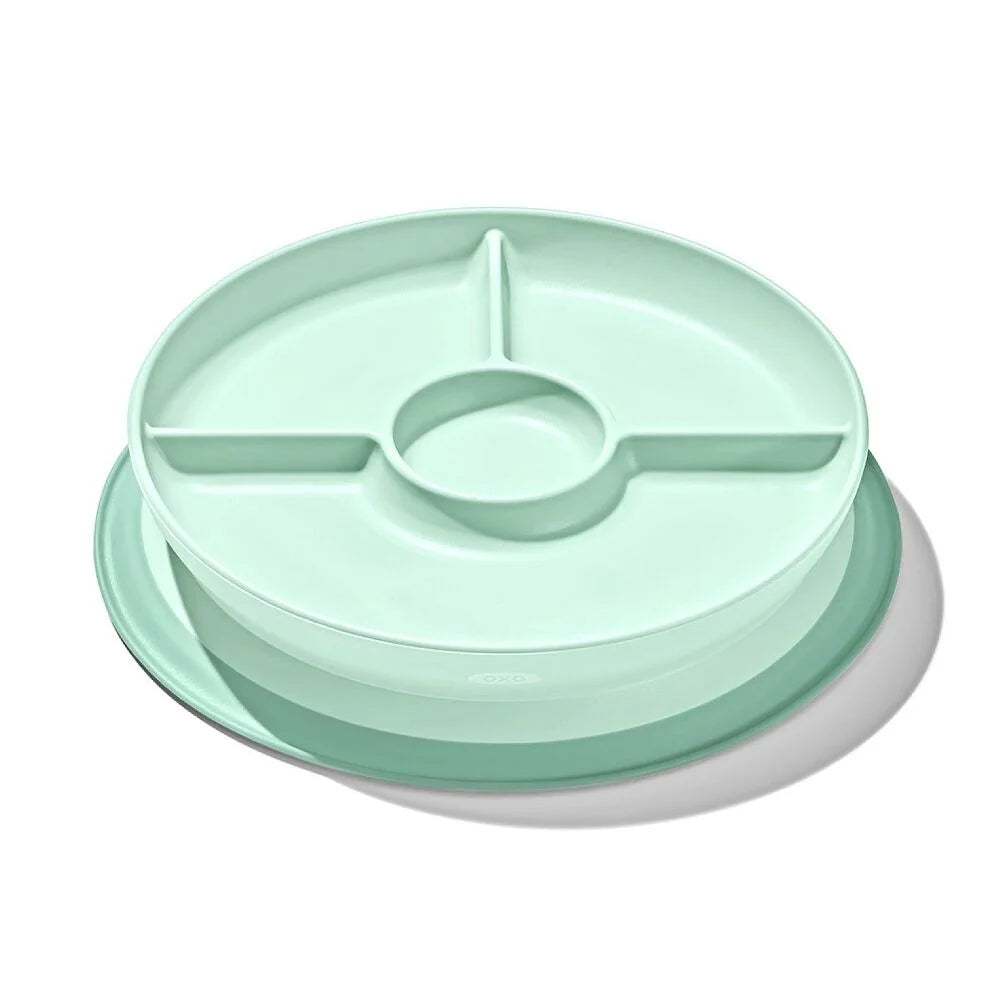 Stick & Stay Suction Divided Plate