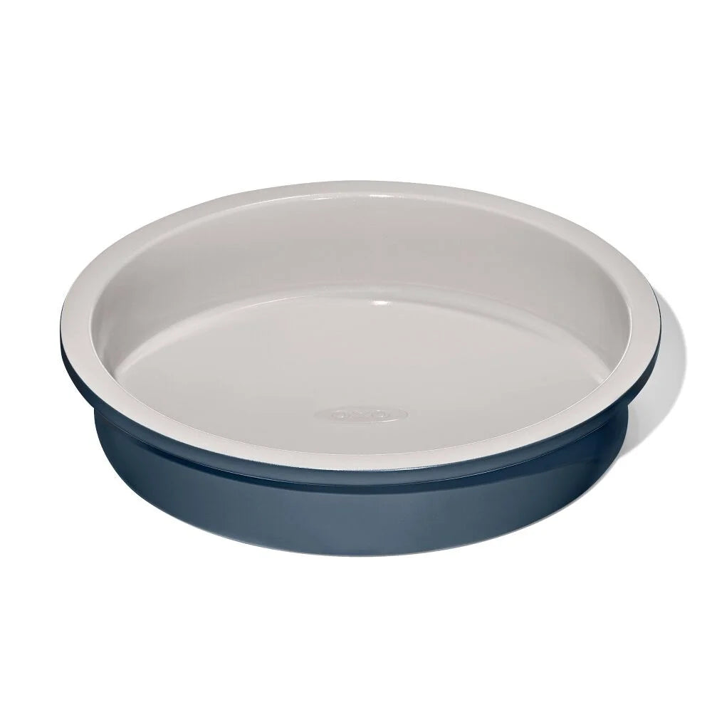 Non-Stick Pro Ceramic Coated Metal Bakeware 9” Round Cake Pan – Storm Blue